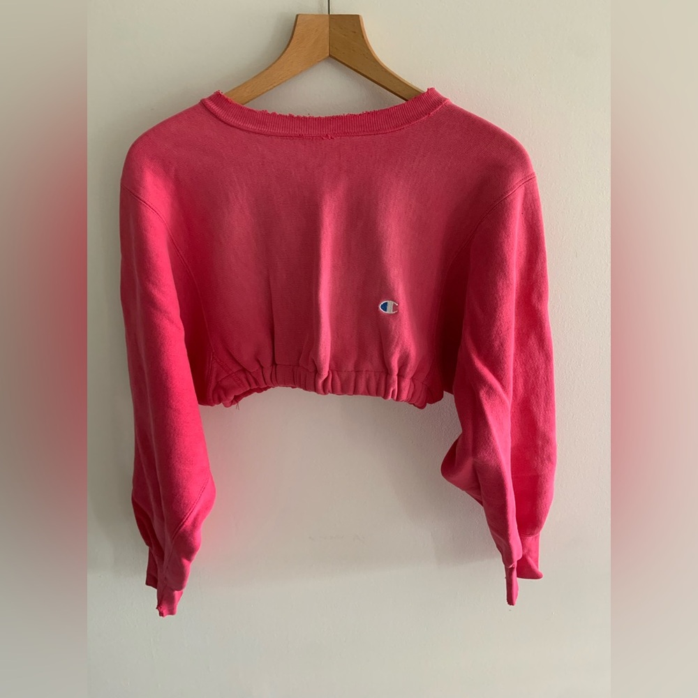 Vintage Champion Cropped Sweatshirt